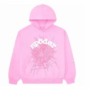 Pink Spider Graphic Hoodie